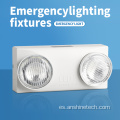 Luces LED de salida de emergencia con respaldo de batería